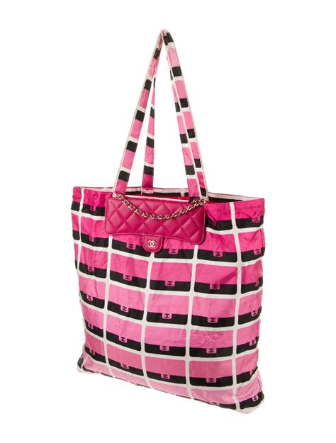 chanel foldable bag
